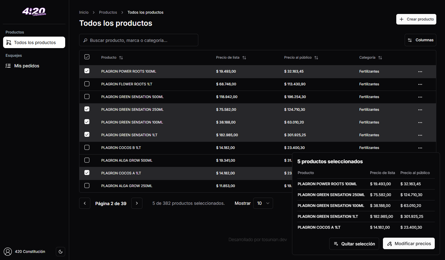 420app - Inventario y Pedidos - imagen 1